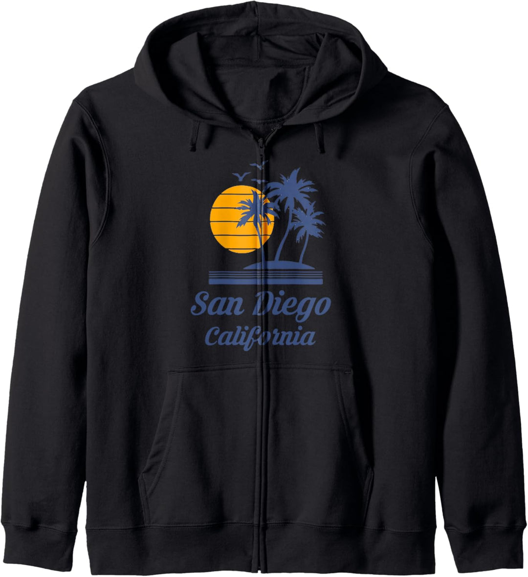 San Diego Beach California CA Tourist Souvenir City State Kapuzenjacke