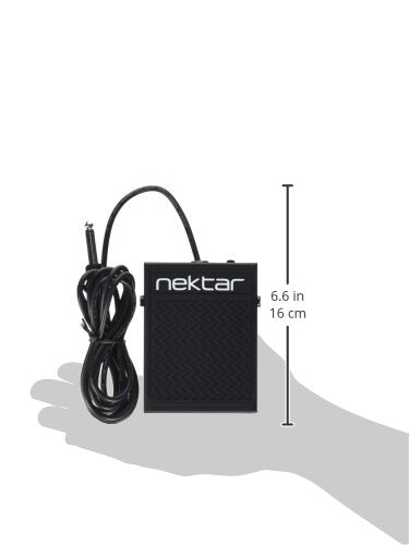 Nektar NP-1 Fussschalter, Metall, Schwarz, 3.07 x 1.77 x 6.81 inches, NP-1