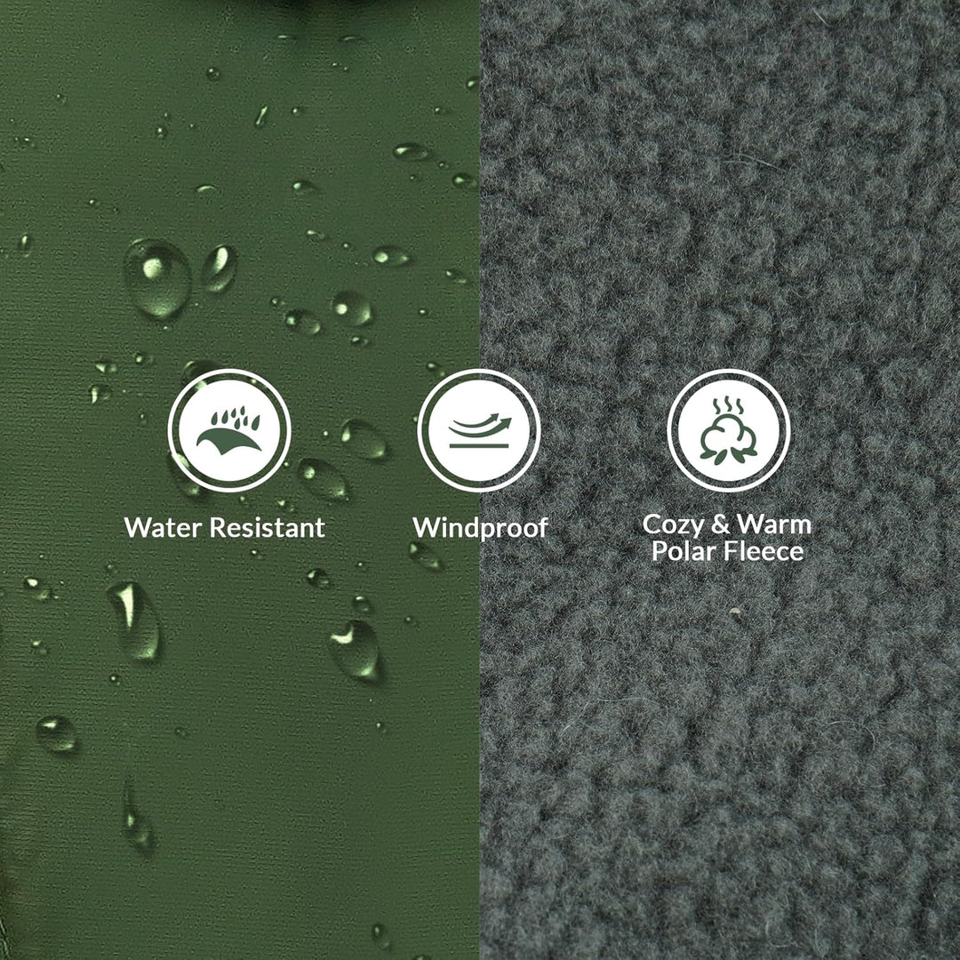 Hundemantel, wasserdicht, verstellbare Winterjacke, kaltes Wetter, warme Weste, Winterkleidung für m