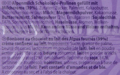 Milka Kleines Dankeschön 5 x 110g, Pralinen aus Milchcrème umhüllt von Alpenmilch Schokolade Schokol