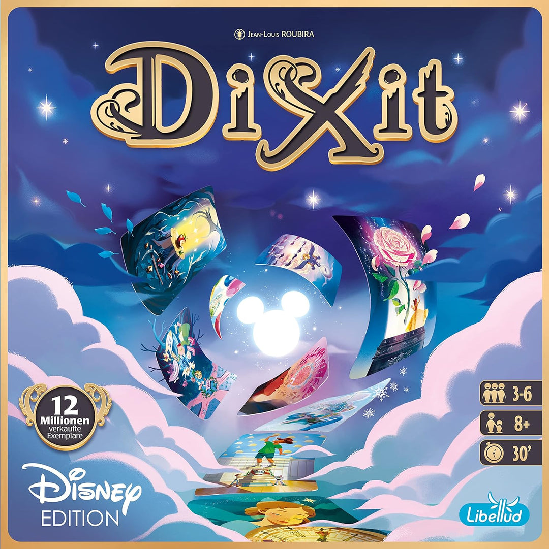 Libellud, Dixit: Disney Edition, Familienspiel, Kartenspiel, 3-6 Spieler, Ab 8+ Jahren, 30 Minuten,