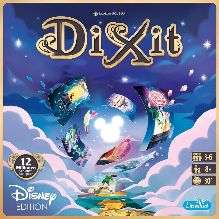 Libellud, Dixit: Disney Edition, Familienspiel, Kartenspiel, 3-6 Spieler, Ab 8+ Jahren, 30 Minuten,