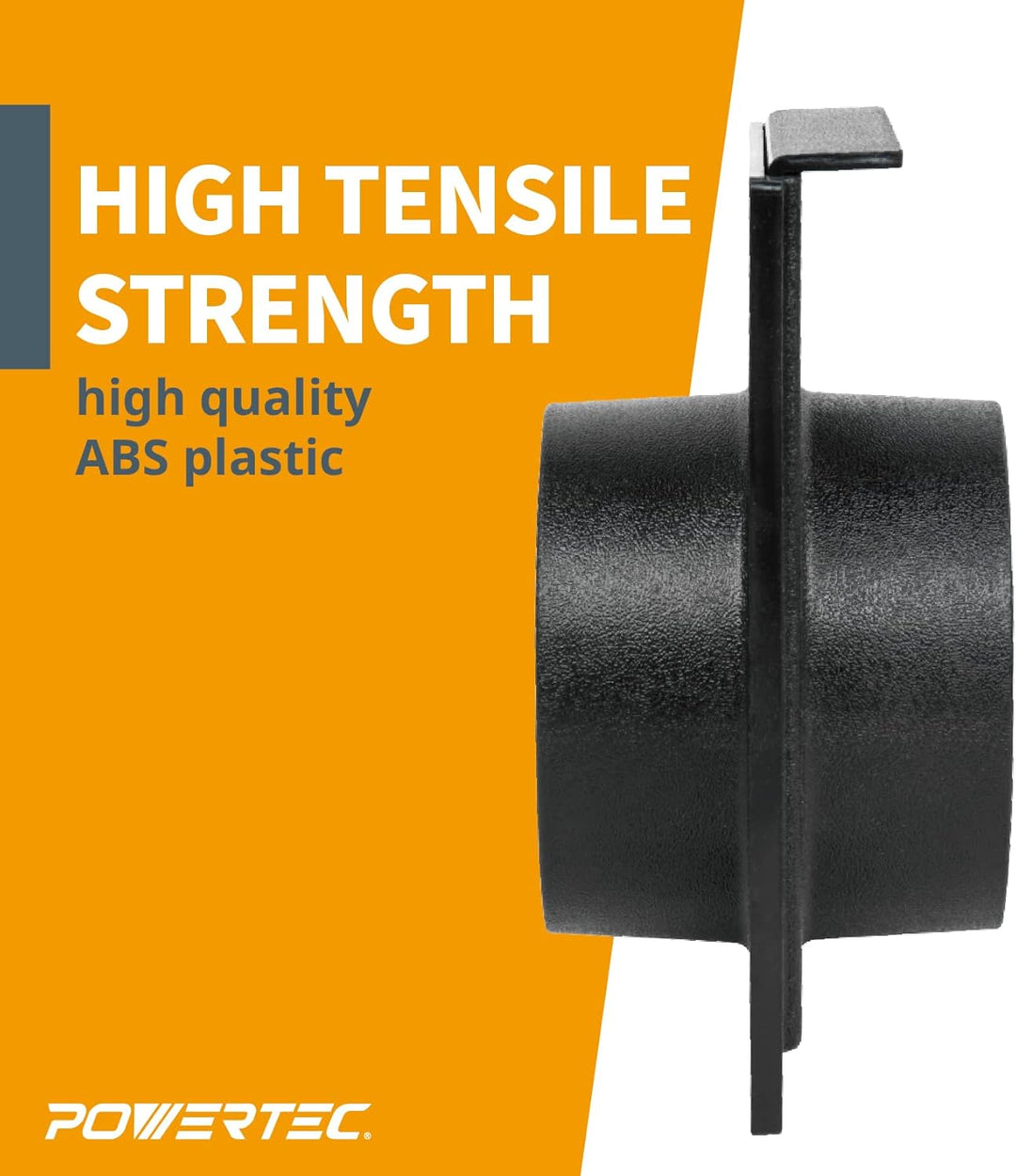 POWERTEC 70133V 6,4 cm Blast Gate für Vakuum 10,2 cm, 6 Stück, 10,2 cm, 6 Stück