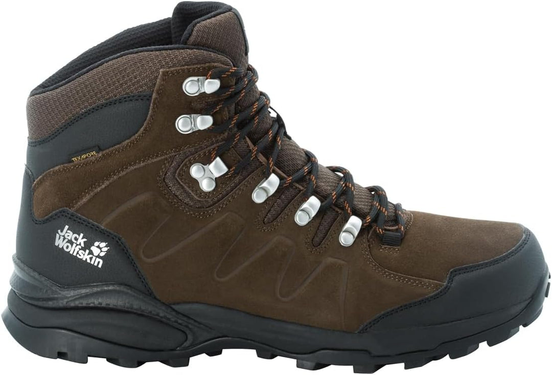 Jack Wolfskin Herren Refugio Texapore Mid M Walking-Schuh 39.5 EU Brown Phantom, 39.5 EU Brown Phant