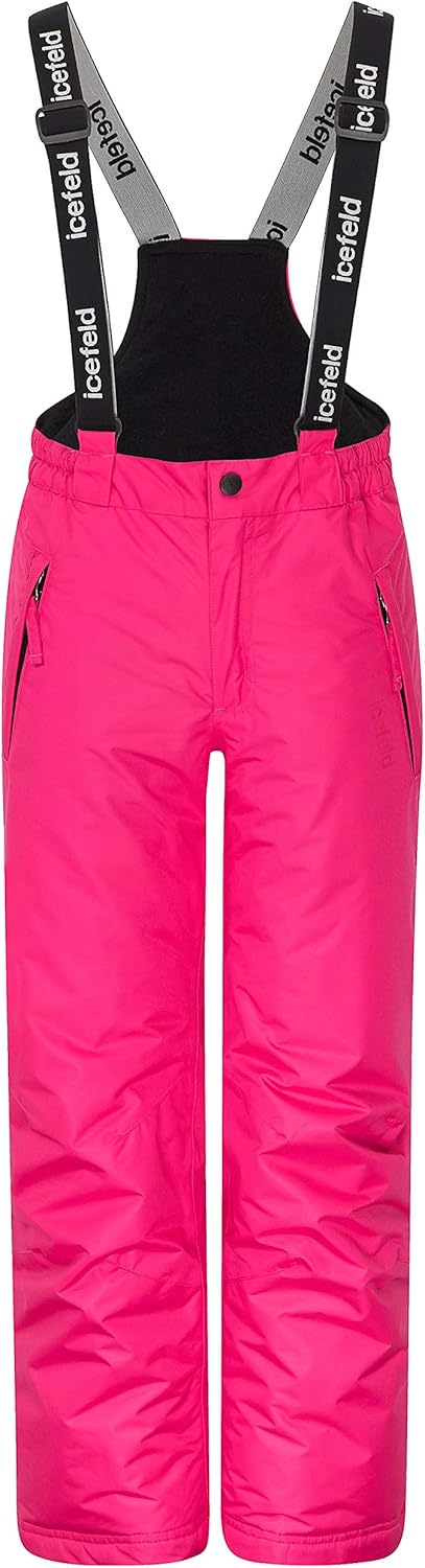 gefütterte Skihose/Winterhose/Thermohose/Schneehose (PFC frei) für Kinder (Mädchen und Jungen) 110-1