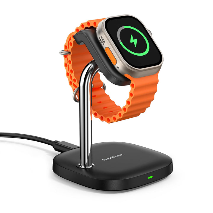 Schnellladestation für Apple Watch 11/Ultra 3/SE 3, 5W Magnet Wireless Ladegerät für Apple Watch Ult