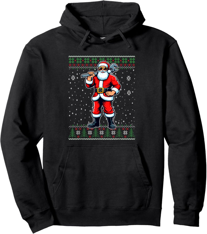 Christmas Santa Plumber Hässlicher Weihnachtspullover Pullover Hoodie