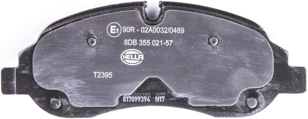 HELLA PAGID 8DB 355 021-571 Bremsbelagsatz - T2395 - Dicke/Stärke: 17mm - Bremssystem: Bosch - inkl.