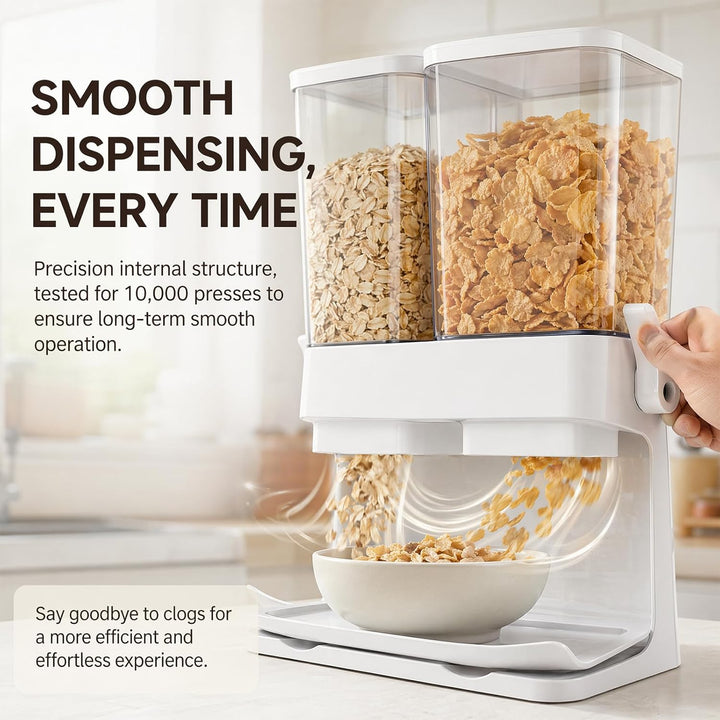 Müslispender, Cereal Dispenser Countertop 6L Grosse luftdichte Müsli-Speicherkisten, Cornflakes Spen