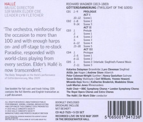 Wagner: Die Götterdämmerung, Audio-CD