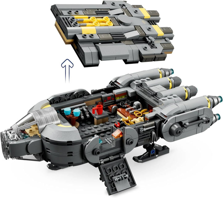 LEGO Star Wars 75445 Sternenschiff der Anzellaner - Spielet mit 3 Figuren & Einer Droiden Werkstatt