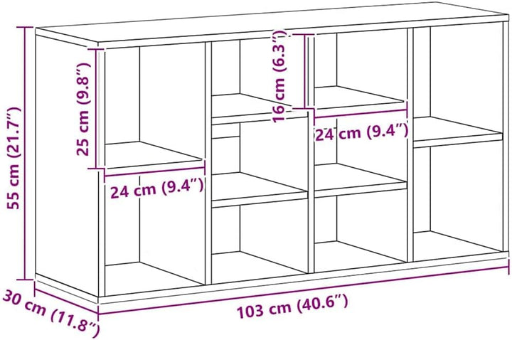 Schuhbank Weiss 103x30x54,5 cm Spanplatte