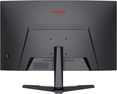 KOORUI Gaming Monitor 27 Zoll, 1800R Gebogene Oberfläche, 2560X1440 (QHD) Bildschirm, 144 Hz 1 ms, D