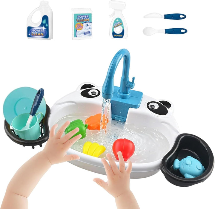 Generisch Kinder-Waschbecken mit fliessendem Wasser Küchen-Rollenspielzeug | Wasserspüle Für Mädchen