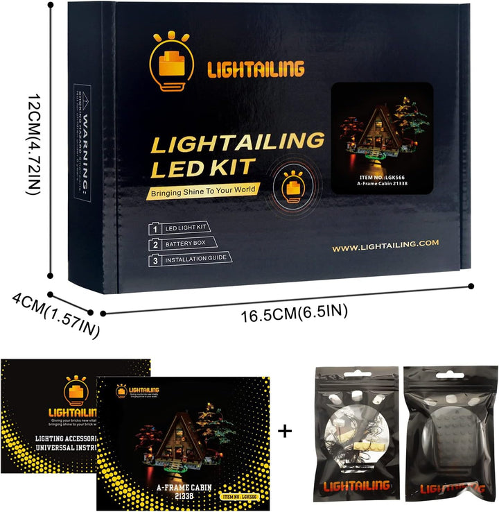 LIGHTAILING Licht-Set Für Lego- 21338 Finnhütte - Led-Beleuchtungsset Kompatibel Mit Lego Bausteinen