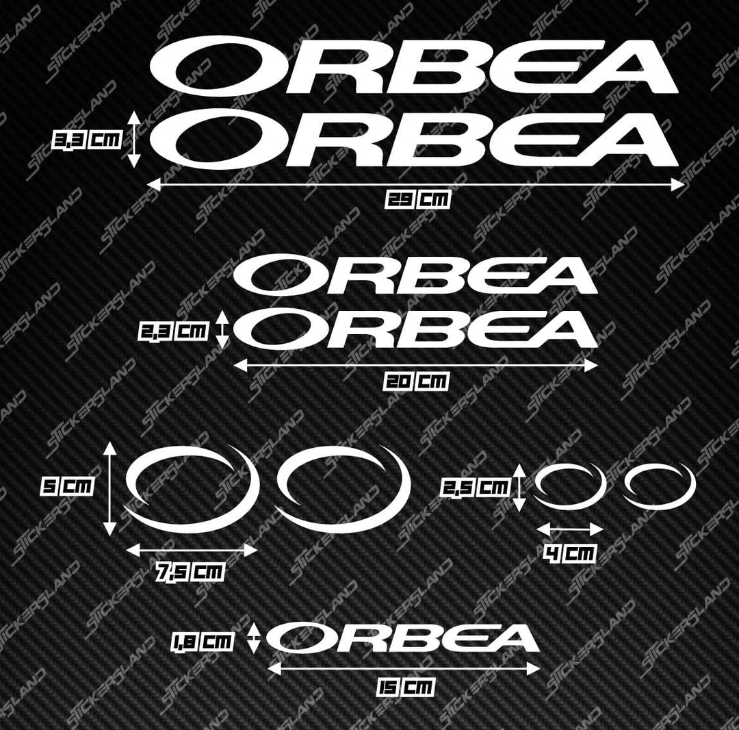 Stickersland® Aufkleber-Set kompatibel mit Rahmen MTB Mountainbike und Helm | Decals Aufkleber für F