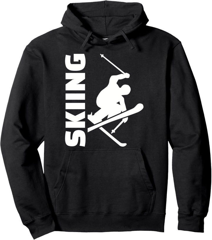 Skifahren Skifahrer Pullover Hoodie