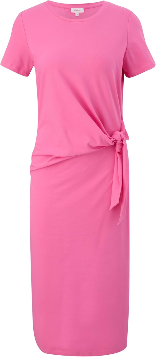 s.Oliver Damen Kleid, Midi 40 Rosa, 40 Rosa