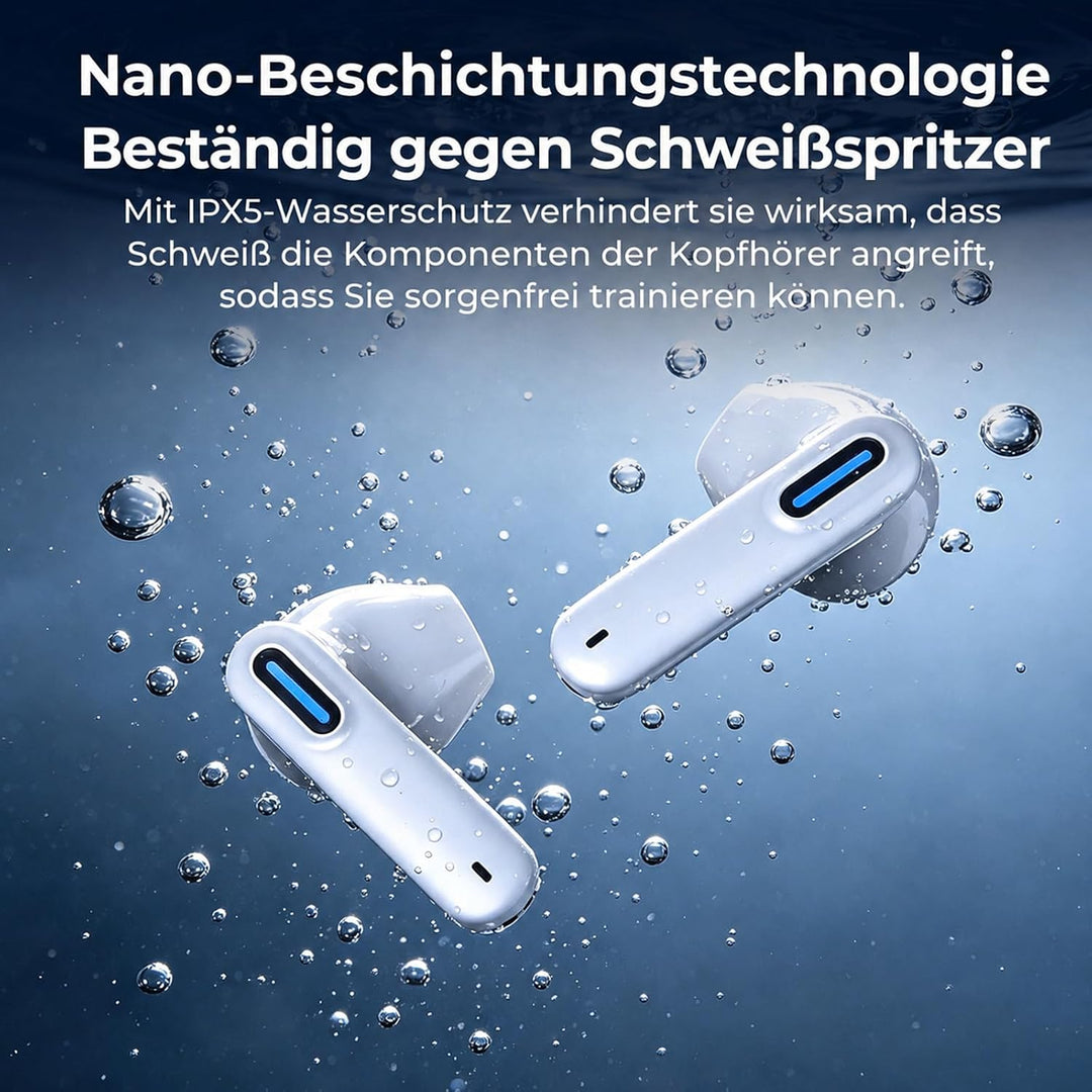NE49 KI Übersetzer Kopfhörer, mit Echtzeitübersetzung, Übersetzungskopfhörer für 150+ Sprachen, Blue