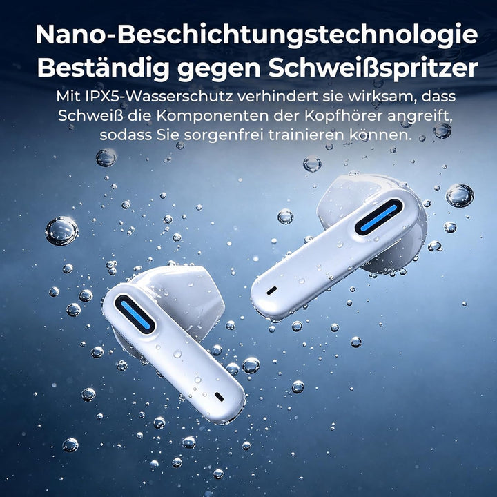 NE49 KI Übersetzer Kopfhörer, mit Echtzeitübersetzung, Übersetzungskopfhörer für 150+ Sprachen, Blue