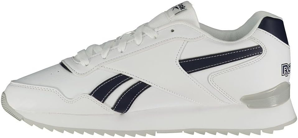 Reebok Unisex Glide Ripple Clip Sneaker 37.5 EU Ftwr White Pure Grey 2 Vector Navy, 37.5 EU Ftwr Whi