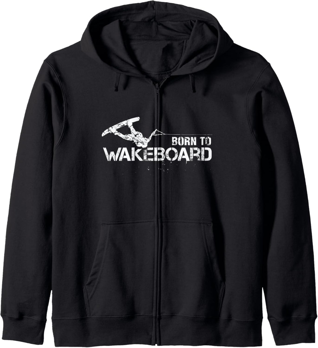 Born to Wakeboard Cool Wakeboarding Geschenke Männer Frauen Kapuzenjacke