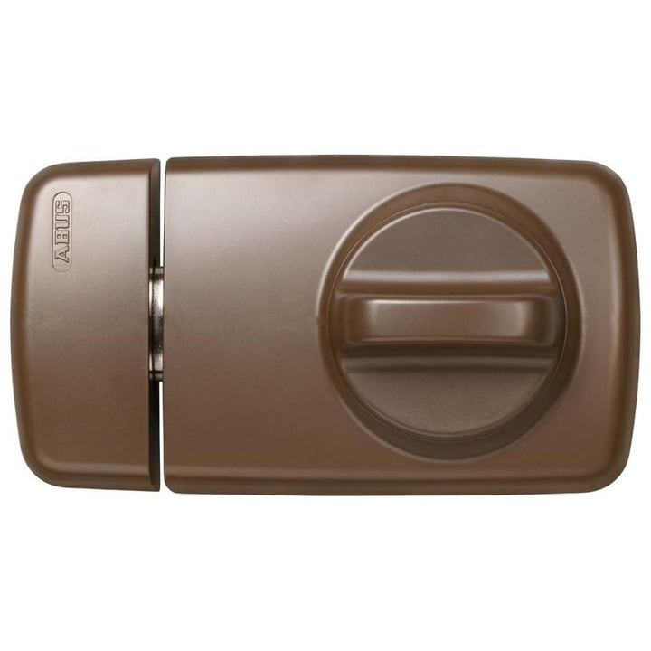 ABUS Tür-Zusatzschloss 7010, mit Drehknauf, braun, 53268 Metall ohne Alarm Braun, Metall ohne Alarm
