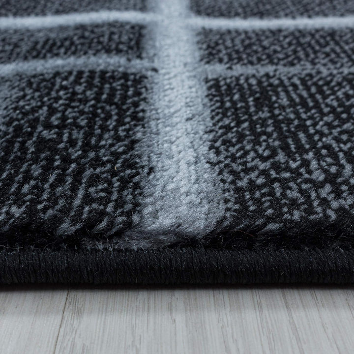 Kurzflor Wohnzimmerteppich Gestreifes Muster Soft Flur Teppich Wohnzimmer Schlafzimmer Flur Pflegele