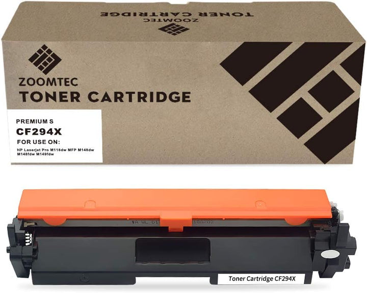ZOOMTEC CF294X 94X Tonerkartusche für HP Laserjet Pro M118dw MFP M148dw M148fdw M149fdw (1 Schwarz,