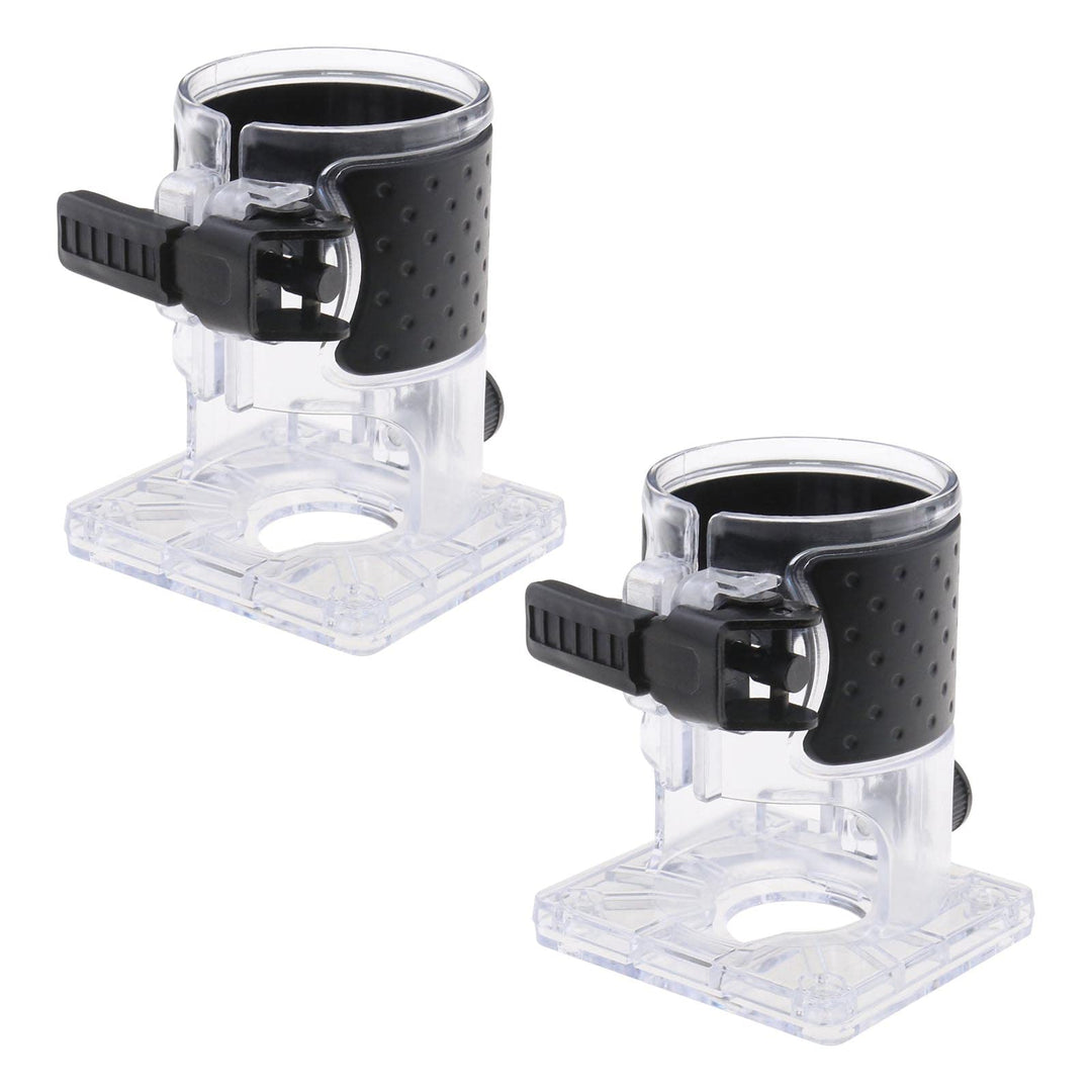 2x Holzbearbeitungs-Trimmer-Router-Basis für 65mm Innendurchmesser Kompatibel mit Makita-Router Tran