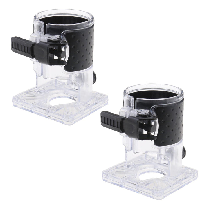 2x Holzbearbeitungs-Trimmer-Router-Basis für 65mm Innendurchmesser Kompatibel mit Makita-Router Tran