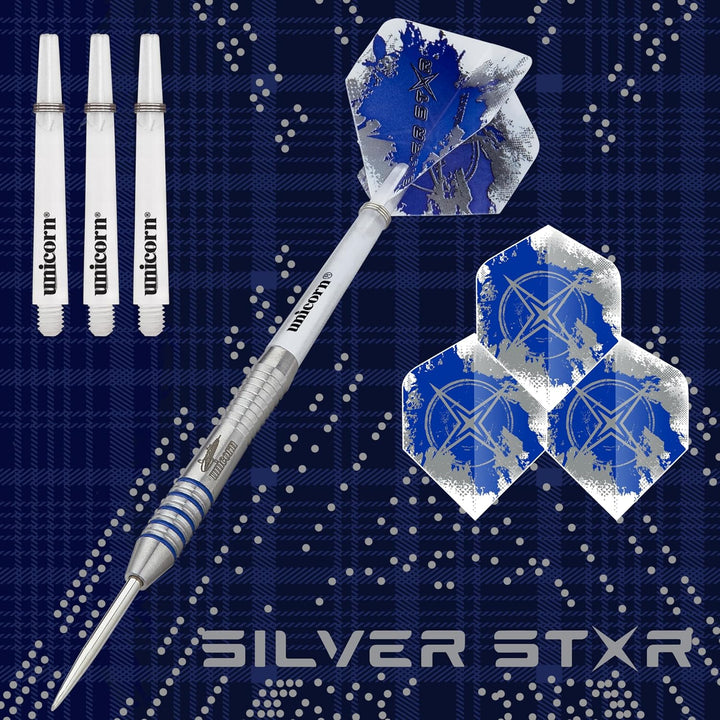Unicorn Einhorn Herren Silber Star Gary Anderson 27 g Silber, 27 g Silber