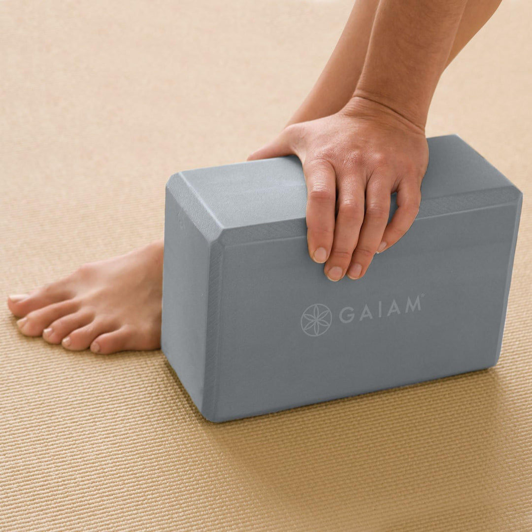 Gaiam Yogablocke Yoga Block Storm Gray STANDARD, Storm Gray STANDARD