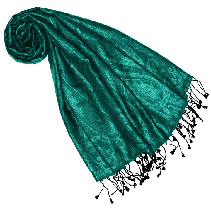Lorenzo Cana Pashmina Schal Schaltuch jacquard gewebt 100% Seide Paisley Muster Seidenschal Seidentu