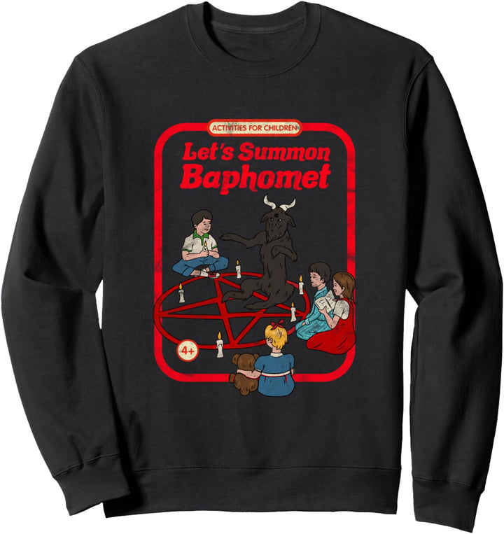 Let's summon Baphomet Vintage Childgame Horror Goth Punk Sweatshirt