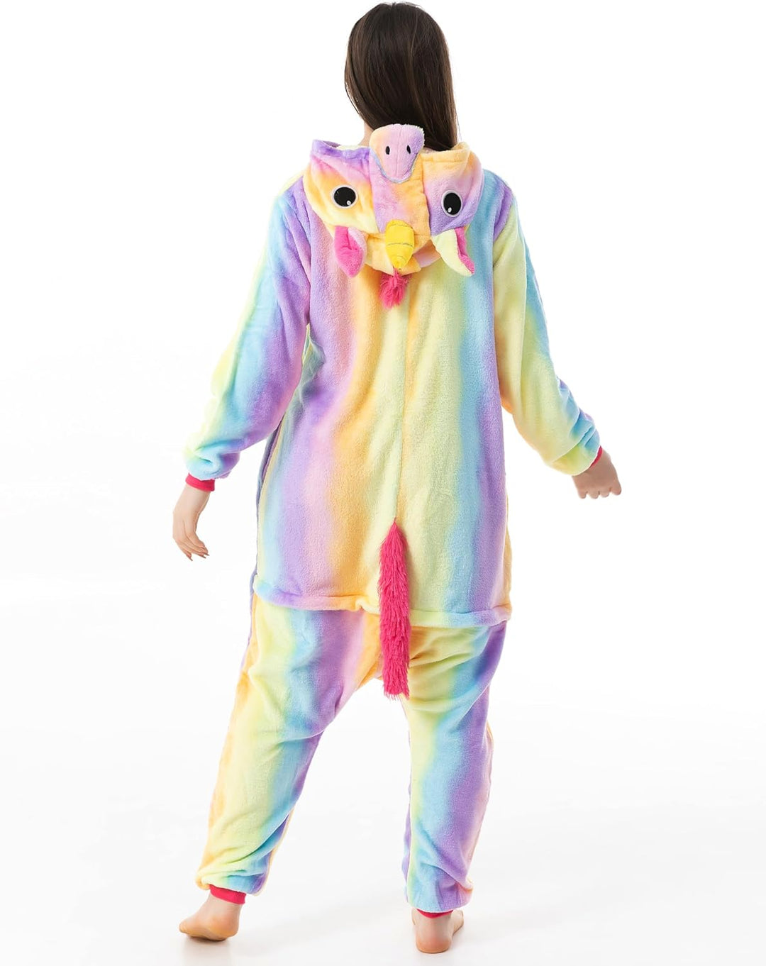 Katara 1744 Jumpsuit, UnisexÊ? Erwachsene, Einhorn Regenbogen, Körpergrösse 165-175cm (L) Einhorn Re