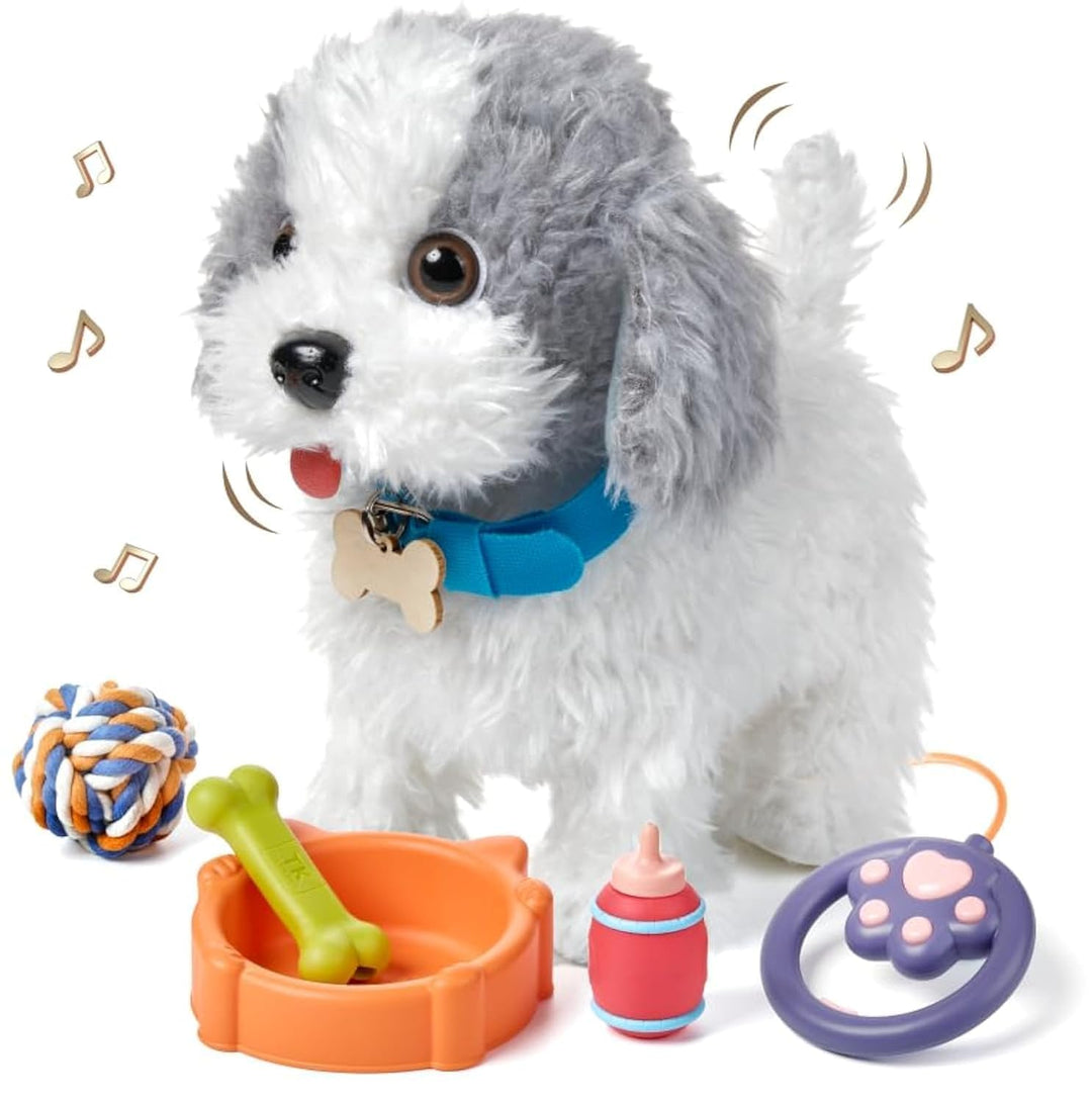OR OR TU Hund Spielzeug Kinder Plüschwelpe Leckt Elektronische Haustiere mit Ferngesteuerter,Interak
