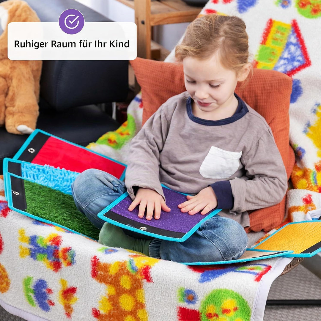 ODOXIA Sinnesmatten Für Autistische Kinder | Taktile Scheiben | Sensorische Fliesen | Sensorischer T