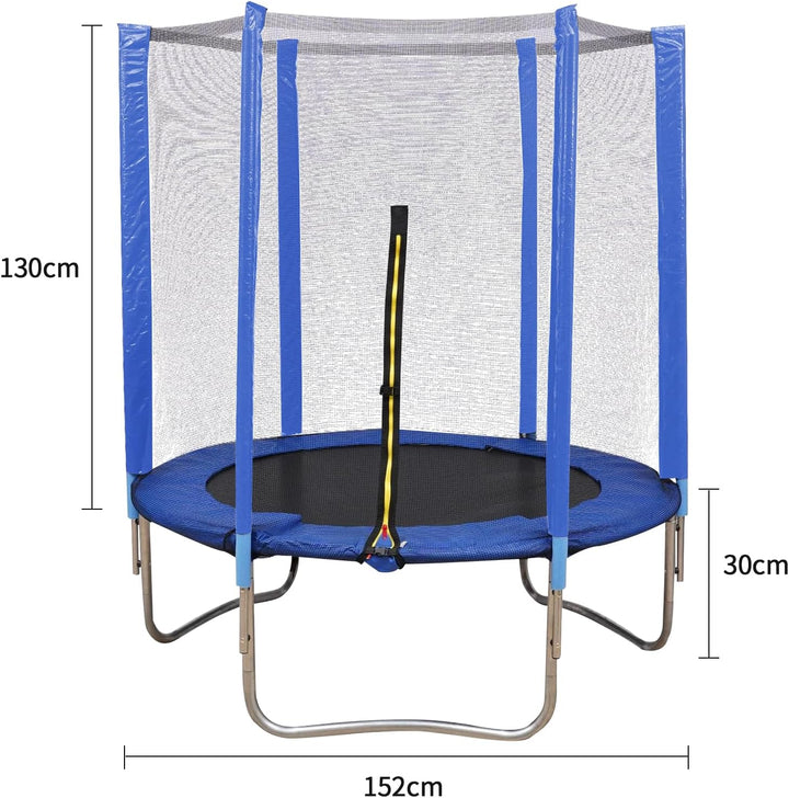 Fitness Trampolin, Trampolin für Kinder Erwachsene Faltbares Rebounder-Trampolin,Gartentrampoline, M