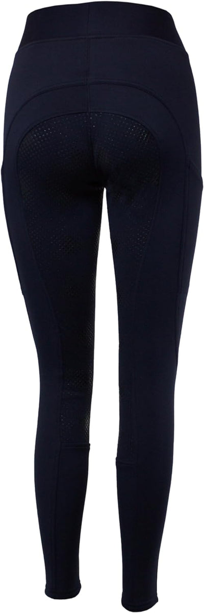 PFIFF 103110 Winterreitleggins „Alaska“ mit Handytasche, Kinder 110-164, Damen 36-44 36 Dunkelblau,