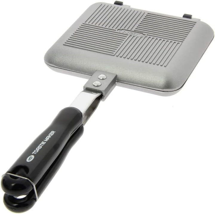 NGT Gun Metall Toastie Maker Bankside Toaster, Karpfenangeln, Kochen, Camping, Würstchen, Frühstück