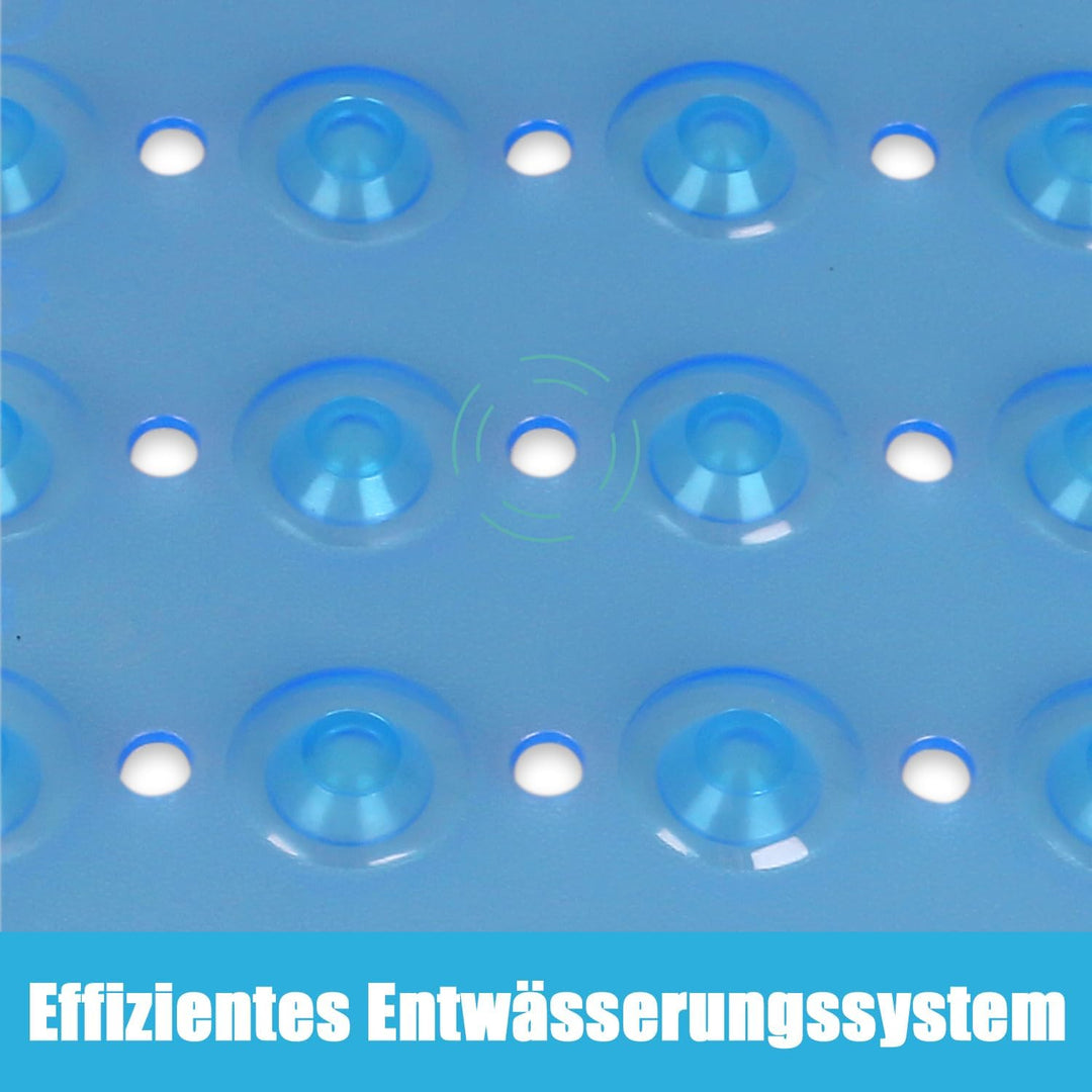 Lurowo Duschmatte rutschfest 80x80cm Duscheinlage, Antirutschmatte mit Saugnäpfe für Dusche oder Bad