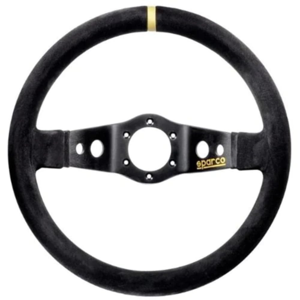 Sparco 015R215CSN Rennlenkräder Unique Schwartz, Schwartz