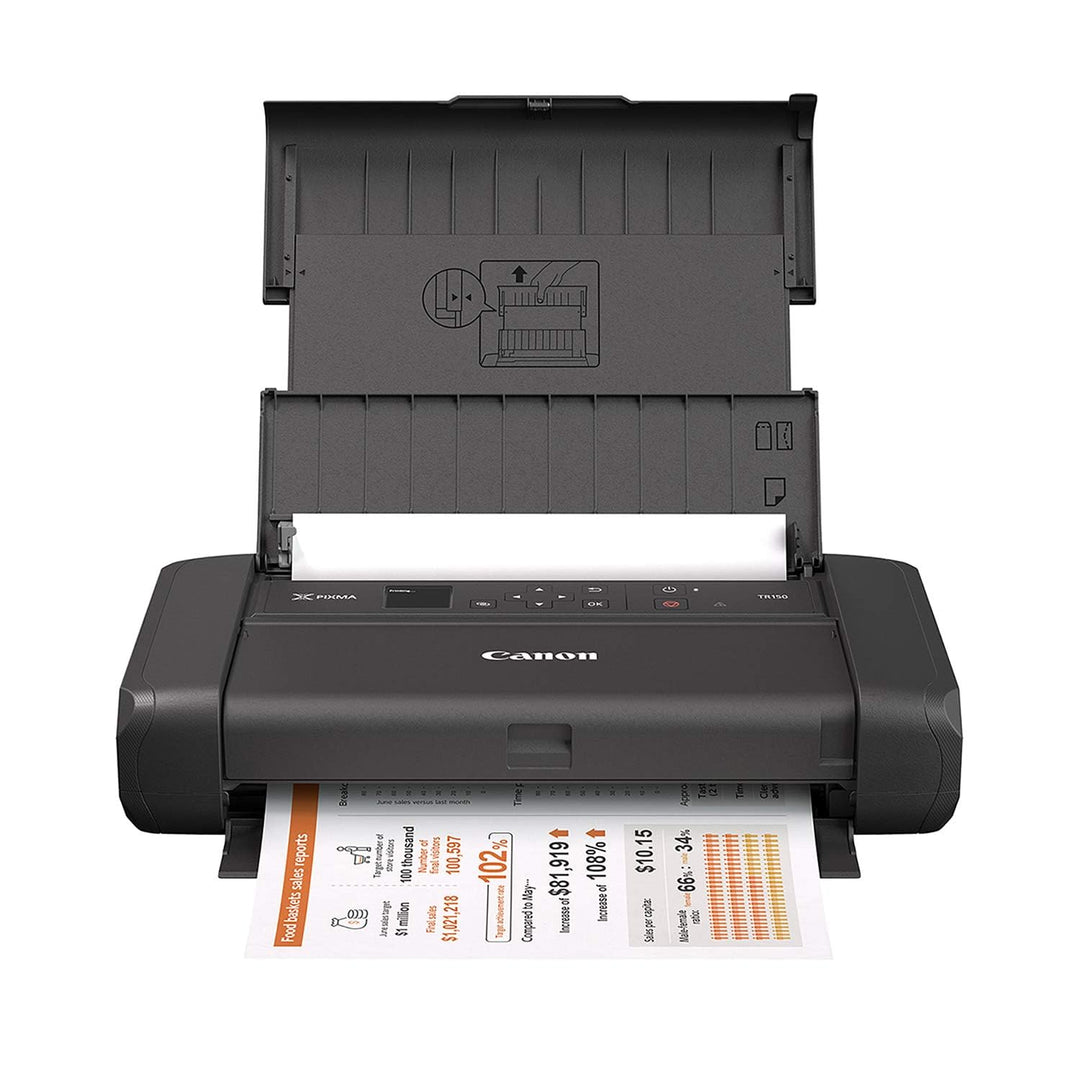 Canon PIXMA TR150 mobiler Drucker (WLAN, Cloud, AirPrint, 4.800 dpi x 1.200 dpi, Highspeed USB Typ C