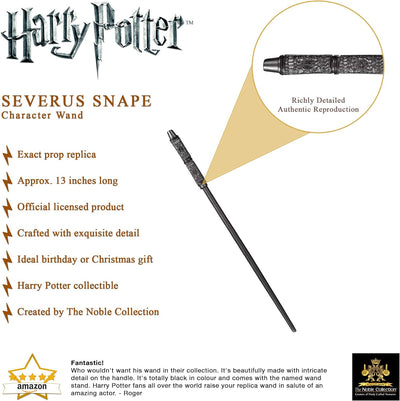 Noble Collection Harry Potter – Professor Severus Snapes Charakterstab (NN8405)