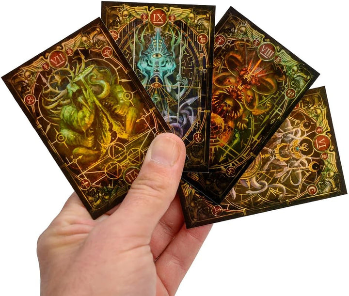 Warhammer 40.000 Imperial Tarot Ingot Gods 4‑Pack – offiziell lizenziertes Metall-Sammlerset, Ausste