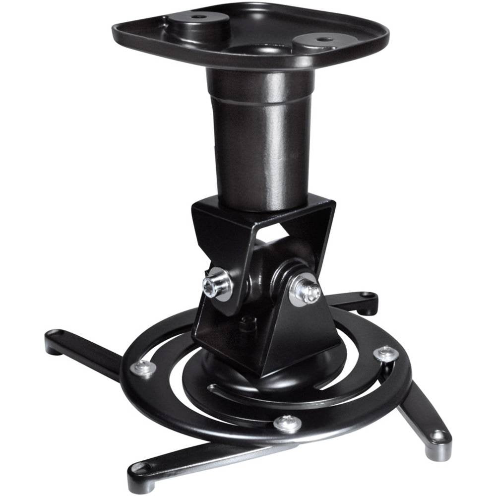 mywall H16-1SL Beamer Deckenhalterung Tragkraft 15kg Deckenabstand: 22,5 cm schwarz 20 Jahre Garanti