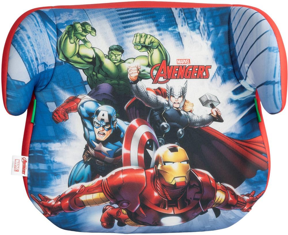 Marvel Avengers i-Size ECE R129 Autositz für Kinder mit Rückenlehne Autolift für Kinder von 6-12 Jah