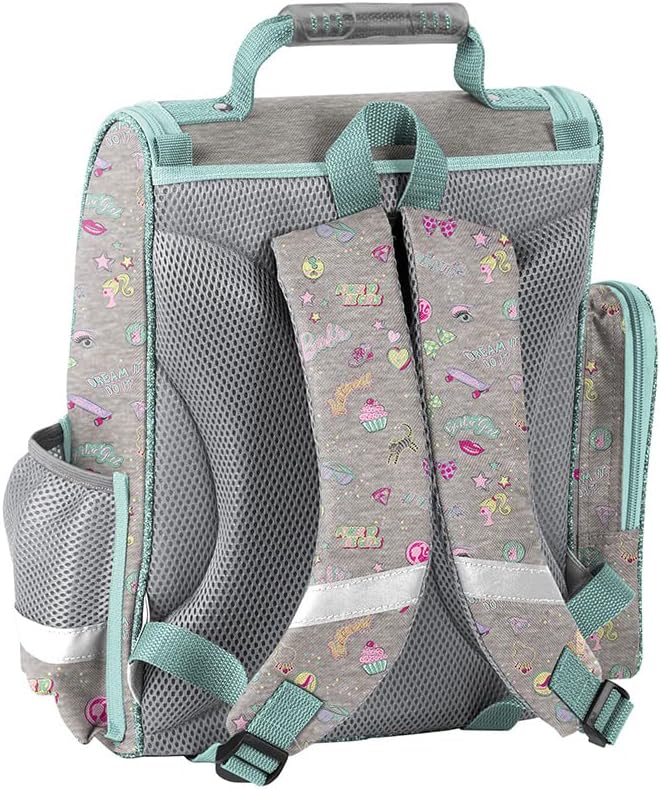 Barbie Schulranzen Set MÄDCHEN 1 KLASSE | Set 3 TEILIG FÜR GRUNDSCHULE | SUPER LEICHT | ERGONOMISCH