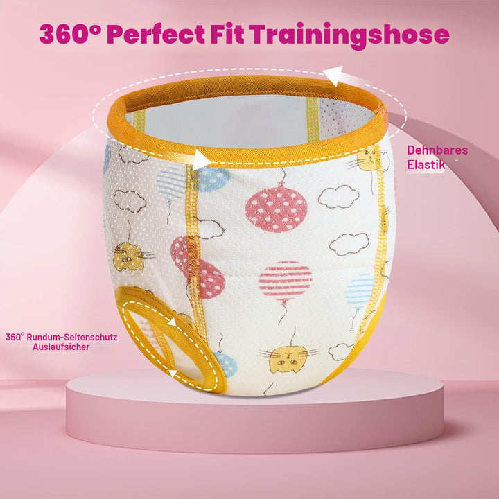 MOEMOE BABY Töpfchen Trainingshose, 6 Stück Töpfchentraining Unterhosen Trainer Töpfchen Trainingsho